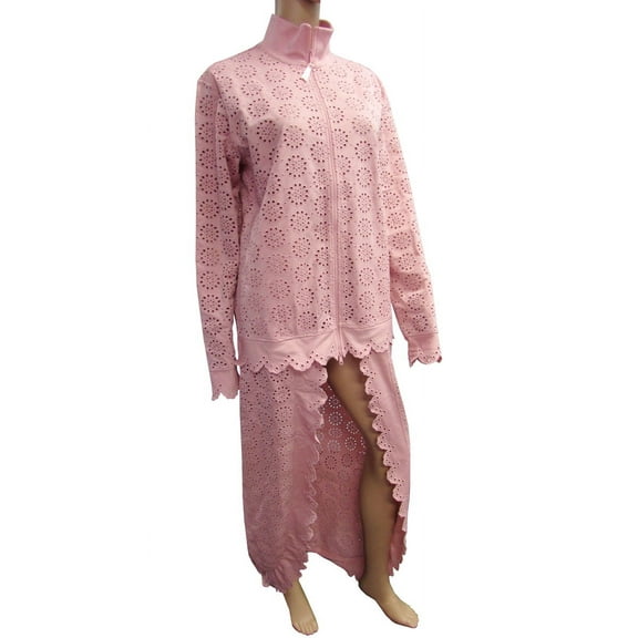 Fenty Puma By Rihanna Womens Jacket With Cape Skirt, Bridal Rose, XL