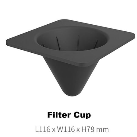 

Food Grade V60 Filter Cup Filter Frame Set with Hand Coffee Stand Coffee Filter Drip Funnel Vertical Instrument