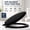 Black, variant on Standard Wood Toilet Seat Black 17 Inch - Universal Fit for Most Bathroom Fixtures - Easy Installation Durable Bathroom Upgrade