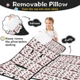 thumbnail image 3 of White Christmas Animal and Car Pattern Toddler Nap Mats for Kids Preschool,50"x20" Sleeping Mat Bag or Kids,Toddler Sleeping Bag,Toddler Nap Mat or Daycare, 3 of 6