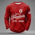 thumbnail image 2 of ibiyuan America 250 Shirt Anniversary Men's Button Down Shirts Henley Mens Polo National Flag Print Shirts for Men Comfort Workout Tops, 2 of 3