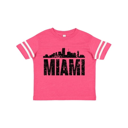 

Inktastic Miami Skyline Grunge Gift Toddler Boy or Toddler Girl T-Shirt