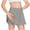 Gray, variant on Girls Golf Skirt, Athletic Tennis Skirts with Shorts Solid Color High Waisted Skorts for Workout Midi Skirt with Pockets Gray 9Y