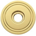 thumbnail image 1 of Pair of Estate Rosettes for Privacy Functions, Polished Brass, 1 of 1