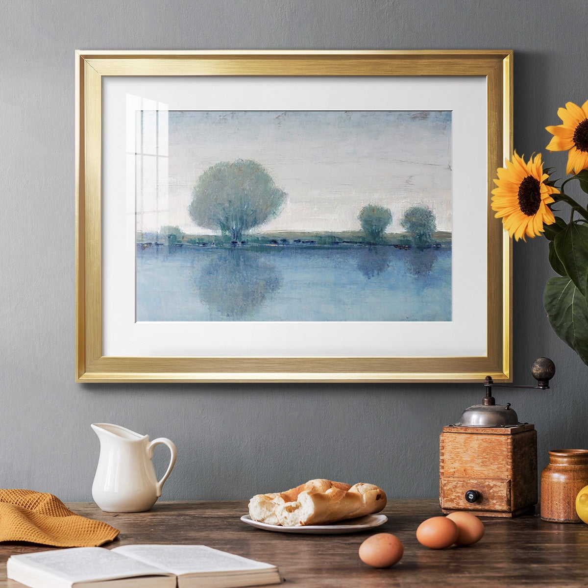 Afternoon Reflection I Premium Framed Print - Ready to Hang