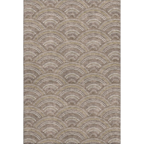 Dalyn Rugs Premium Machine Washable Mayfield AMF984 Brown 9' x 12' Rug
