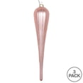 thumbnail image 3 of Ornamento Navideño Vickerman 11" Rosa Dorado Mate con Brillo x3, 3 of 3