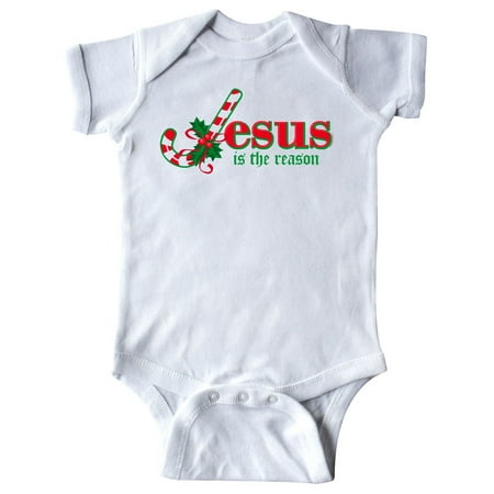 

Inktastic Candy Cane Jesus Gift Baby Boy or Baby Girl Bodysuit