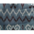 thumbnail image 4 of oneOone Georgette Viscose Fabric Chevron & Swirl Ikat Print Fabric BTY 42 Inch Wide, 4 of 4