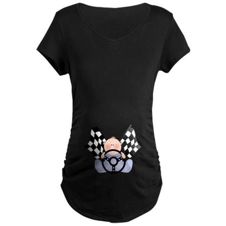 Lil Race - CafePress - Lil Race Winner Baby Boy Maternity Dark T Shirt - Maternity Dark T-Shirt
