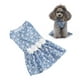 thumbnail image 2 of Vestido floral para perros, de color azul claro, transpirable, perfecto para cachorros de princesa y bodas, 2 of 8