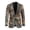 Camo Oak Hunting Wood Print, variant on POLERO Men's Regular Fit Blazer Jackets Suit Camo Oak Hunting Wood Print Lightweight One Button Business Blazers Long Sleeve Jacket with Two Pockets,S