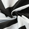 thumbnail image 2 of Ntbay 3-Pieces Microfiber Ultra Soft Cheron Print Duvet Cover Set with Zipper Closure and Corner Ties, Black and White, Queen, 2 of 5