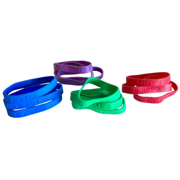 Cool Kids Rubber Bracelets – 12 Pieces