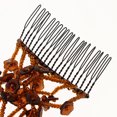 thumbnail image 3 of Peine de pelo doble Clip de mágicas elásticas Accesorio para peinar el cabello café Sunnimix Complementos para el cabello, 3 of 4