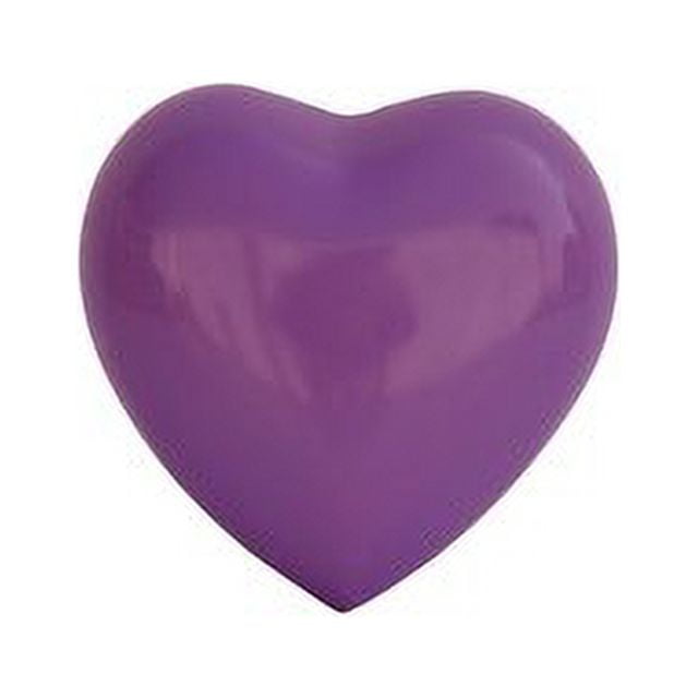 SHREYAS Heart Shaped LIGHT PURPLE PLAIN Cremation URNs for Human & Pet Ashes Keepsake Vase Highly Durable