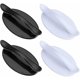 thumbnail image 1 of 4 Pices Poignes De Porte Et De Fentre(blanc Et Noir), Poigne De Traction Auxiliaire Auto-adhesivo Poigne De Porte Instantane Fentre Poignes Rapides, 1 of 5