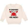 thumbnail image 2 of Inktastic My Grandparents Love Me Toddler Sweatshirt, 2 of 4
