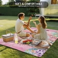thumbnail image 4 of Easter Outdoor Rug for Patio/Deck/Porch, Non-Slip Large Area Rug 3 x 5 Ft, Spring Rabbit Eggs Flowers Flags Leaves Wood Grain Indoor Outdoor Rugs Washable Area Rugs, Camping Rug Carpet Runner, 4 of 8