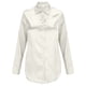 thumbnail image 4 of Blusa informal de satén con botones y manga larga para mujer - Versátil para el trabajo o la noche, tejido de poliéster, 4 of 4