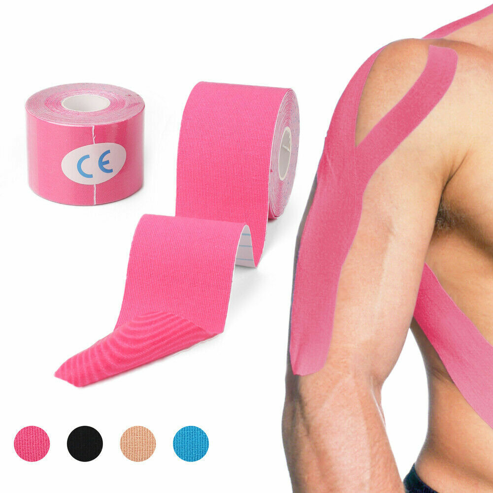 2pc Adhesive Kinesiology Tape Muscle Shin Splint Shoulder Pain Relief