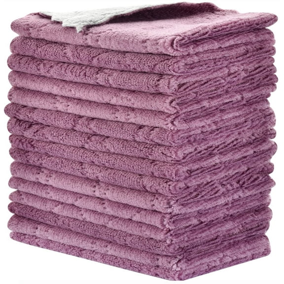 ZJQYDS Reusable Cleaning Cloths Super Absorbent Microfiber Cleaning Towels