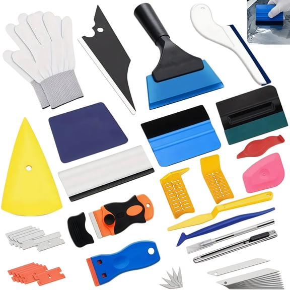 44 Piece Automotive Tint Film Tool Set  For Easy Use
