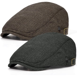 Harlem Wool Blend Newsboy Cap - L - Black - Walmart.com