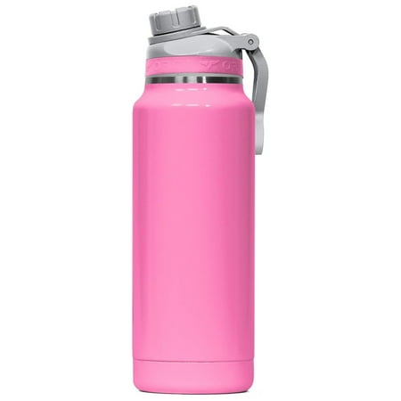 

Hydra 34oz | Insulated Stainless Steel Water Bottle with Powder Coat Finish & Silicone Grip Whale Tale Handle Dishwasher Safe Sports Bottle — Hot