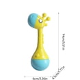 thumbnail image 3 of Musical Instrument Shaker | Giraffe Sand Maraca Chewable Toy | Sensory Stimulation Rhythmic Sound | Durable Lightweight Plastic | Yellow | 14x6x4.5cm | 1 Piece, 3 of 6