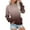 Brown, variant on Womens Crewneck Oversized Sweatshirts Long Sleeve Gradient Printed Tops Fall Fashion 2025 Pullover Sweaters Winter Clothes