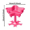 thumbnail image 3 of Distributeur de Vin 5 Verres Porte-Boisson Porte-Cocktail Remplissage Champagne pour Bar Fête Maison, Rouge Rose, 3 of 6