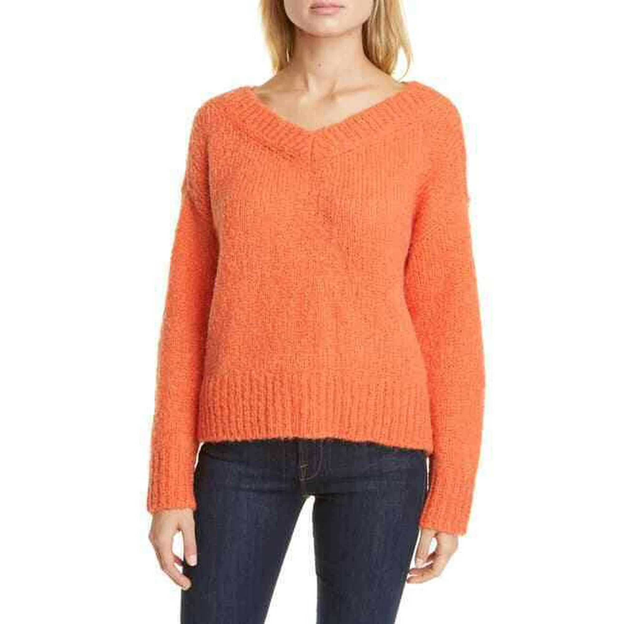 CLUB MONACO Teenie Sweater L Orange NEW | Walmart Canada