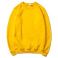 thumbnail image 2 of fatyb Mens Crewneck Sweatshirts Long Sleeve Casual Loose Pullover Lightweight Solid Color Tops for Men, 2 of 3