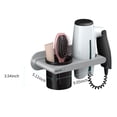 thumbnail image 2 of Menen Hair Dryer Holder Wall Mounted Hair Dryer Hanging Rack With Organizer Cup Storage Rack, 2 of 8