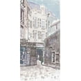 thumbnail image 2 of Stellar Design Studio 14x24 White Modern Wood Framed Museum Art Print Titled - Paris Street 1, 2 of 4
