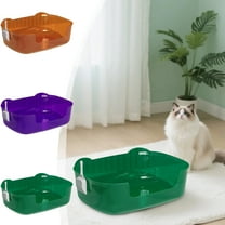 Viflosae Litter Box Large Litter Box Large Cats Litter Box Banding Out Proof Spillage Proof Cats Litter Box Pet Supplies Cats Litter Box Fully Open One Pieces Litter Tray