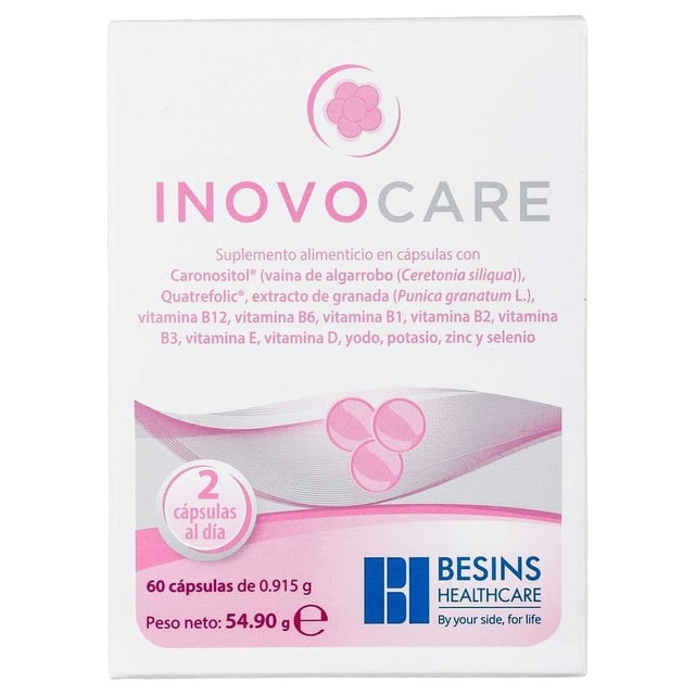 Suplemento alimenticio Inovocare Caja con 60 capsulas de 0.915g cada una