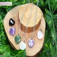 thumbnail image 5 of 24 Packs Healing Crystals Heart Gemstones, Natural Heart Shaped Rocks, Heart Shaped Crystals, Assorted Puffy Crystals and Stones for Meditation, Yoga, Decoration, Great Gift for Women #A060, 5 of 9