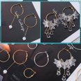 thumbnail image 2 of PATOPS 96Pcs Beading Hoop Earrings Finding, Hypoallergenic DIY Earring Round Hoop Findings for Dangle Hoop Earrings Making, 2 of 7