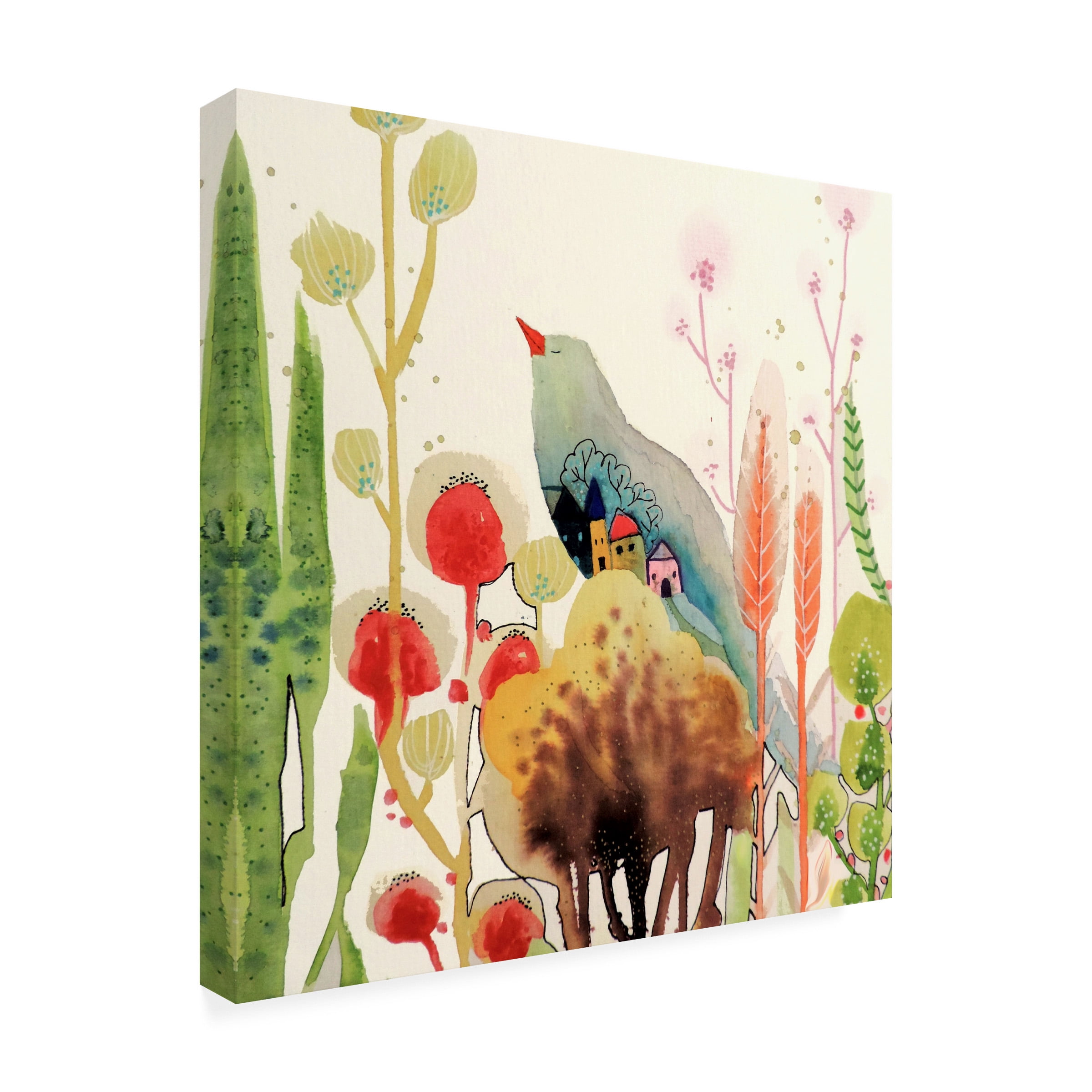 Trademark Fine Art Sylvie Demers Ma Maison Canvas Wall Art - 24x24