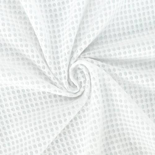 white mesh diamond pants