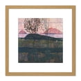 thumbnail image 1 of Egon Schiele Setting Sun Painting 8X8 Inch Square Wooden Framed Wall Art Print Picture with Mount, 1 of 4