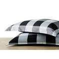 thumbnail image 2 of Truly Soft Everyday Buffalo Plaid 3-Piece Full/Queen Duvet Set in Black, Polyester , Adult, All Season, OEKO-TEX Certified, 2 of 7