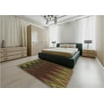 thumbnail image 5 of Ahgly Company Machine Washable Indoor Rectangle Transitional Night Red Area Rugs, 2' x 5', 5 of 7