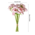 thumbnail image 2 of Specollect Clearance 18Pcs Fake Artificial Flowers Real Touch Silk Flower for Home Kitchen Decor Spring Wedding Bouquet Decorations Office Valentine's Day Gifts, 2 of 5