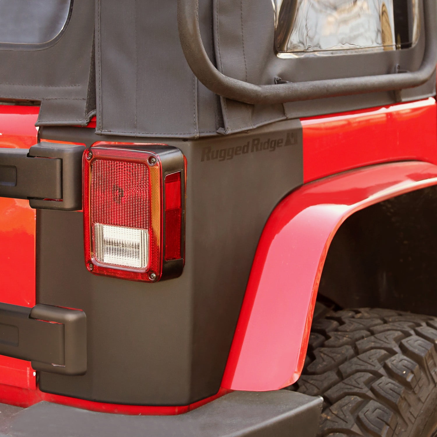 Rugged Ridge  Body Armor Kit, Rear Quarter Panels; 07-18 Jeep  Wrangler JK, 2 Door 