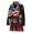 847, variant on Flaming Firefighter Emblem Women Bathrobe One Size Univeral Fits, Fireman Firefighter Gifts Fashion Lightweight Plush Fleece Long Robe For Women