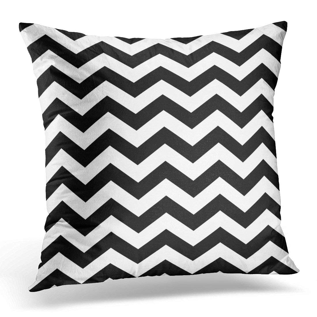CMFUN Zag Classic Chevron Zigzag Memphis Group Style Black and White
