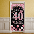 thumbnail image 7 of Sparkling Pink Balloon Themed 40th Birthday Backdrop Banner with Crown Element Fabulous Party Decorations Photography Props for Birthday Celebrations Party Supplies Event Decors, 7 of 7